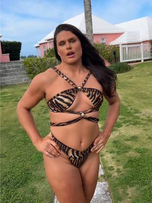 A post by @ilonamaher on TikTok caption: Secret is out!! I got to shoot with @SI SWIMSUIT 👙 for the second time! Thanks for letting me show that strong is beautiful and sexy!! 