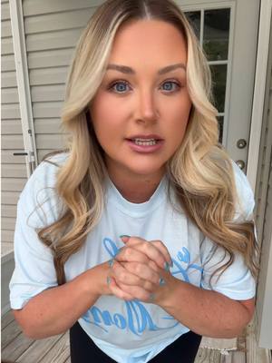 A post by @smalltownbeautybytess on TikTok caption: I just realized I got makeup on it😐🫠🤦🏼‍♀️#fit #OOTD #MomsofTikTok #cool #mom #fyp #blue 