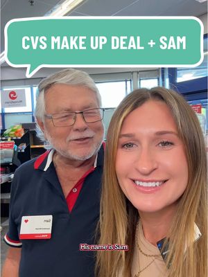 A post by @savingwithshayna on TikTok caption: SAY HI TO “SAM” BELOW PLEASE.  He works so hard and said he doesn’t have a lot of people to talk to and that broke my heart. His face lit up when I included him in my video. He was so thankful he was trying to introduce me to the district manager so I can somehow get paid by @CVS Pharmacy 😭 that’s too cute and funny. What a great employee.  Can’t wait to show him all the comments next week! Deals valid 4/27-5/3 #couponingatcvs #cvscouponing #cvscouponingthisweek #cvsdeals #cvsdigitalcouponing #cvsbreakdown #cvsbeginnerdeals #cvsbeginnercouponer #cvsbeautyhaul #cvsnewbiecouponing #cvsfinds #cvsclearance #dealfinder #savingmoney #savingwithshayna #budgeting #howtocoupon #howtocouponatcvs 