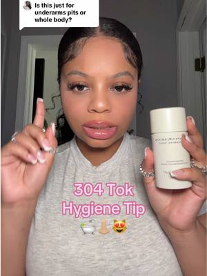 A post by @taylortimetv on TikTok caption: Replying to @blackberry_sweetpea luxury whole body antiperspirant deodorant by Donna Karan #wholebodydeodorant #antiperspirant #showertok #hygienetips #luxurybeauty #donnakaran 