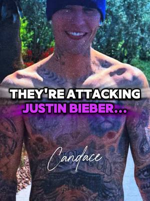 A post by @candaceoshow on TikTok caption: Is this why the media is attacking Justin Bieber? #Candace | @cancelthisclothingcompany 