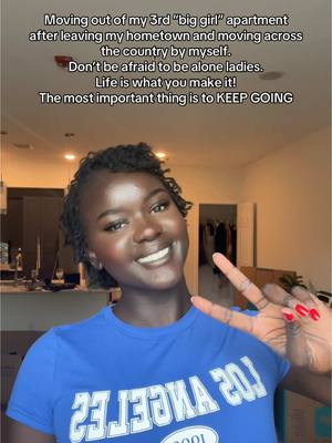 A post by @missslado on TikTok caption: Life stops for NO ONE!  #growth #movingout #healing #adviceforgirls #blacktiktok  