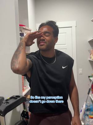 A post by @aileenchristineee on TikTok caption: Always looking with his mouth and not his eyes 😂😂 @DevenChris 