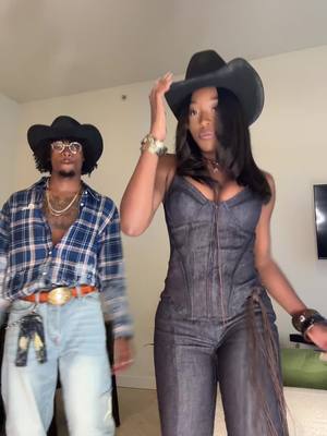 A post by @serenapagee on TikTok caption: goin back to our roots😂😂😂 its giving trail ride