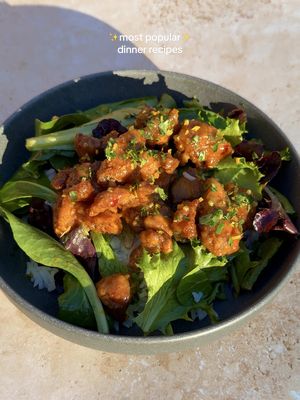 A post by @zoebarriesode on TikTok caption: basically 7 tried & true dinner ideas 🕺#dinner #cooking #food 