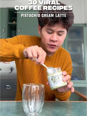 A post by @win_wolf on TikTok caption: #10 of my 30 Viral Coffee Recipes — the Pistachio Cream Latte! Right now in New Zealand, pistachio everything is the craze — and after trying this, I see why. It’s buttery, nutty, lightly sweet, and the texture is next-level creamy and silky. If you haven’t jumped on the pistachio wave yet… you’re missing out. Ingredients: 	•	Pistachio Papi (Australian brand — available at Fresh Choice NZ) @pistachiopapiofficial (gifted) 	•	Cream 	•	Milk 	•	Freshly brewed espresso Imagine rich pistachio flavor blended into smooth cream and milk, poured over strong espresso… It’s nutty, velvety, with a subtle roasted sweetness that makes it impossible to put down. Stay tuned for recipe #11! #PistachioLatte #CoffeeTok #ViralCoffee #NewZealandEats #CoffeeRecipe #PistachioCreamLatte
