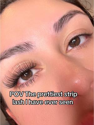 A post by @eyeshinecosmetics on TikTok caption: Cassi new strip lash #striplashes #lashes #viral 