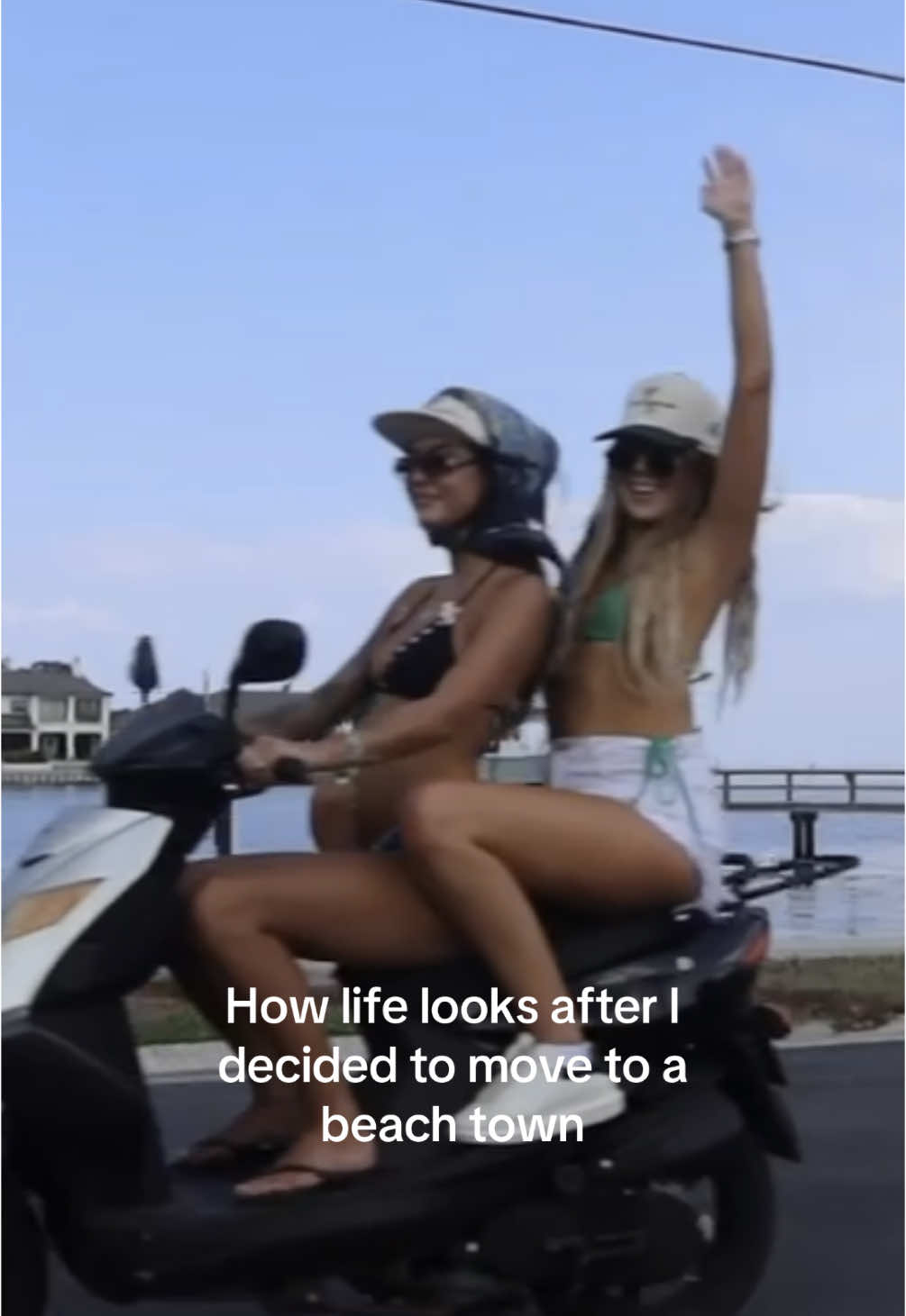 A post by @paytonkwilson on TikTok caption: Love this lil life I live 🏝️ #florida #beach #beachtown #Summer 