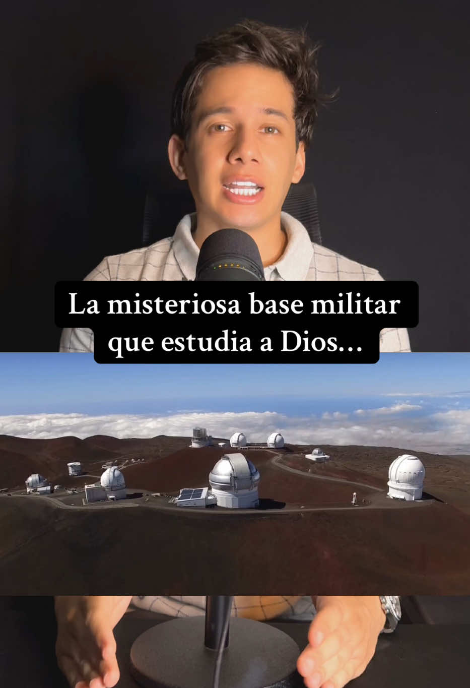 A post by @carlos_name on TikTok caption: El misterioso telescopio que ha logrado ver el ojo de Dios, es una de las leyendas más perturbadoras y escalofriantes de bases militares… #miedo 