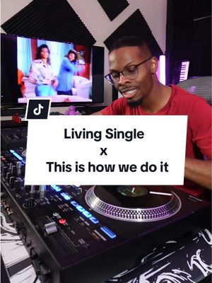 A post by @ihearcanvas on TikTok caption: Alexa, play the soundtrack of my 90’s childhood 😏 . . #livingsingle #montelljordan #90smashup 