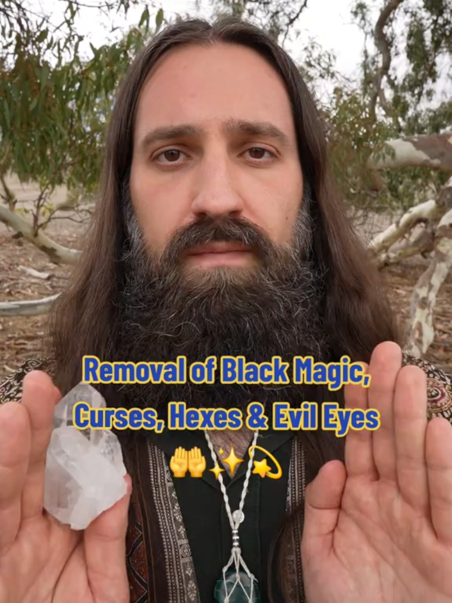A post by @healingandbeyond on TikTok caption: ✨️Removal of Black Magick, Curses, Hexes & Evil Eyes | ASMR REIKI》 #asmr #asmrsounds #asmrvideo #energyhealing #reiki #healing #protection 