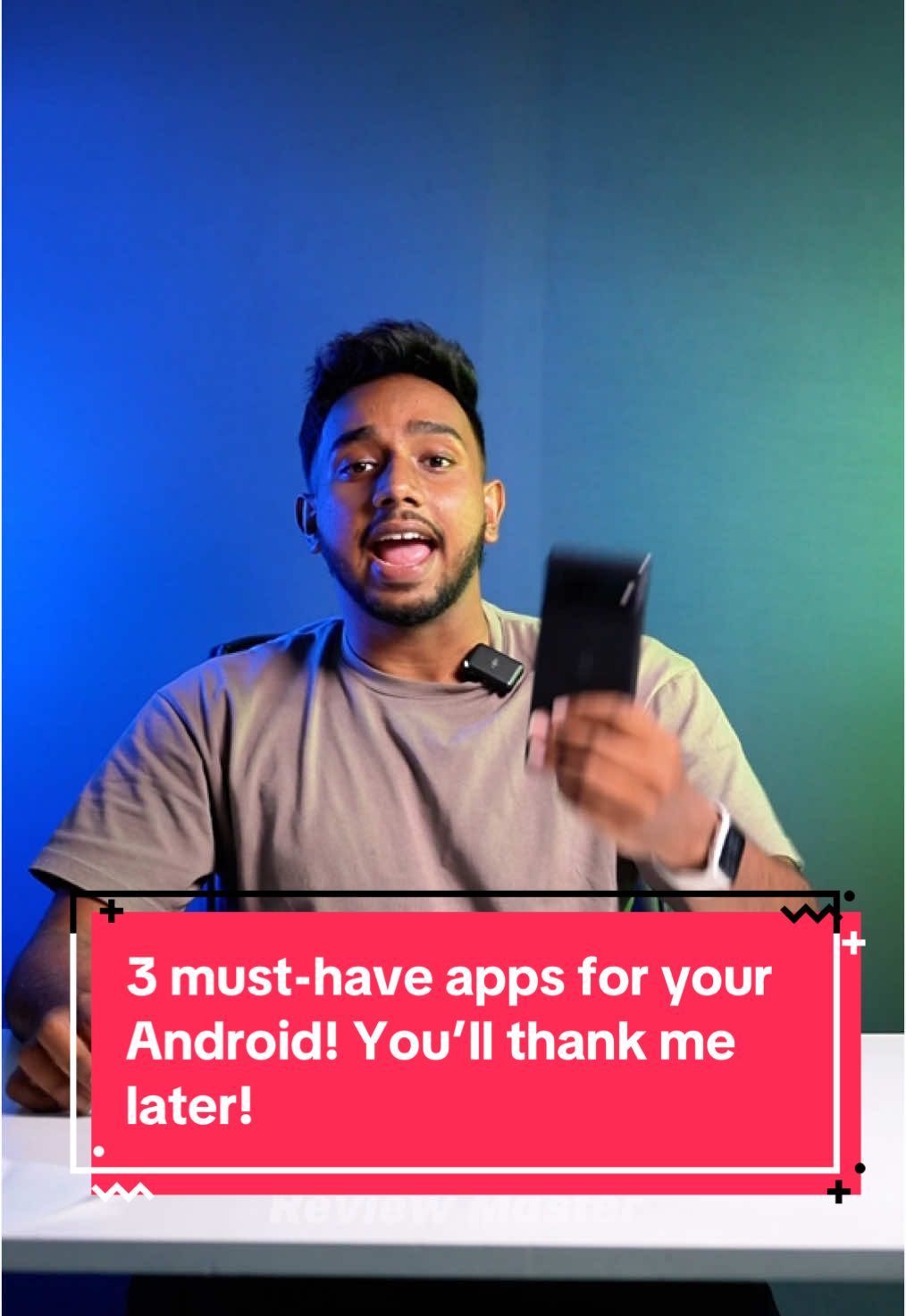 A post by @reviewmaster_sl on TikTok caption: 3 must-have apps for your Android! You’ll thank me later! #learnontiktok 