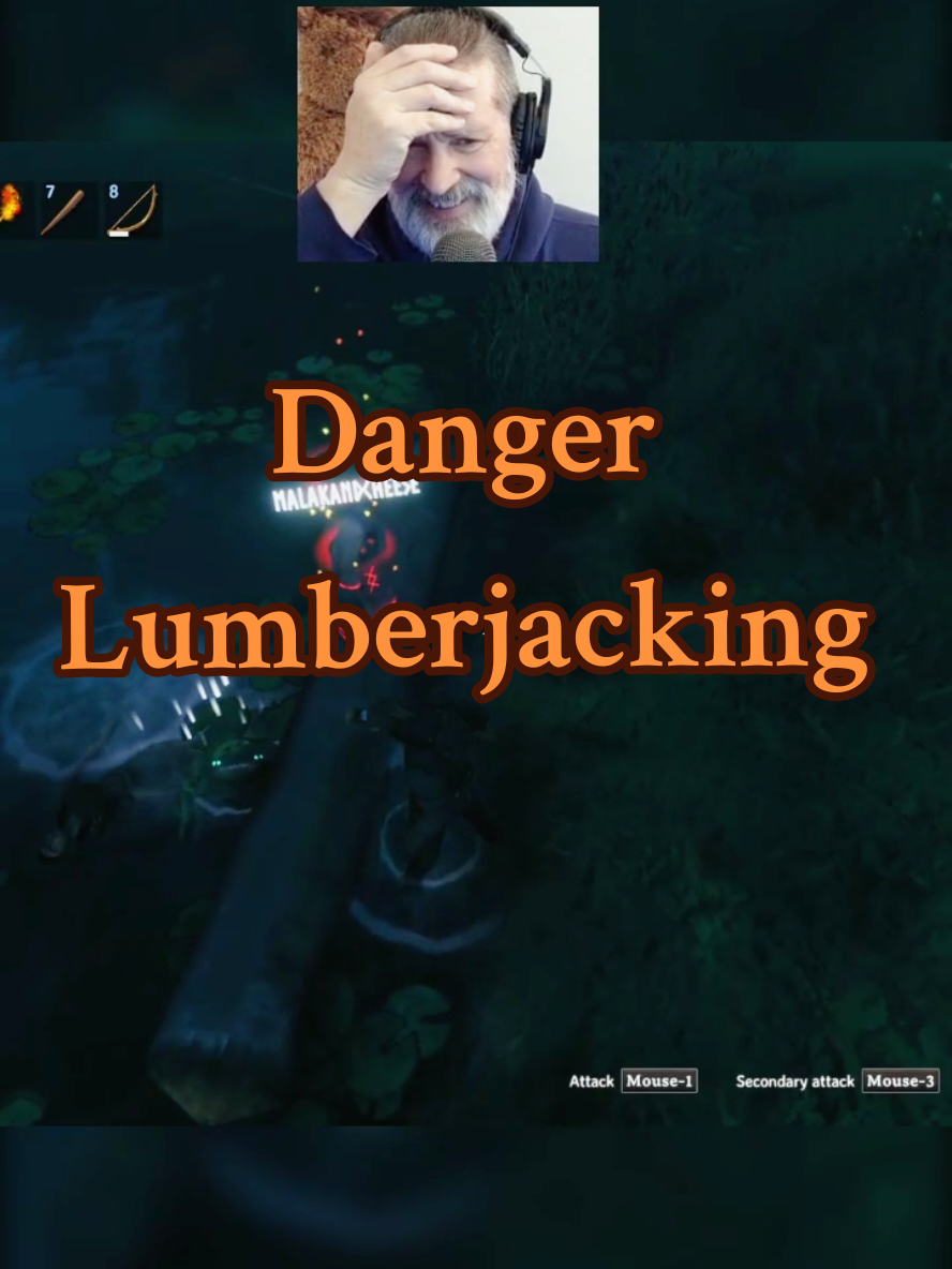 A post by @naturalgeekery on TikTok caption: Good fun with @MalakAndCheese and @Vermidian with some #Valheim ! We're playing again this Thursday! #twitch #twitchstreamer #whoops 