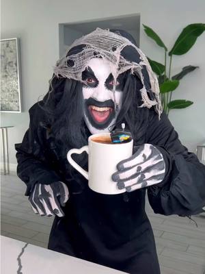 A post by @yoeslan on TikTok caption: Monster mixed his chocolate milk 🤣👻 #monsterundermybed #funnyvideo 