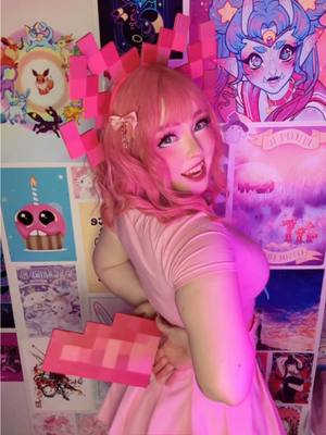 A post by @enyaarwyen on TikTok caption: Story time about my Axolotl cosplay #minecraft #aminecraftmovie #cosplay #cosplayer #fyp #foryoupage #cute #funny #minecraftcosplay 