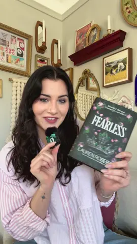 A post by @laurenrobertslibrary on TikTok caption: Chaotic yap about how incredible you all are? Thank you for the love on Fearless, and I hope you enjoy my ramblings lol🤍 #powerlessseries #bookish #writing #BookTok 