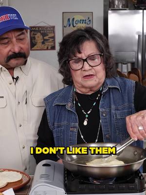 A post by @arnietex on TikTok caption: My Mom’s Spanish lesson about tostadas 🤔