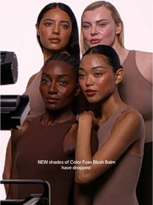 A post by @hauslabs on TikTok caption: Swipe on summer skin with NEW shades of Color Fuse Blush Balm 🌶️ 4 spiced-up neutrals that flex between blush + bronzer Available now online on #TikTokShop, @sephora + @sephoracanada  