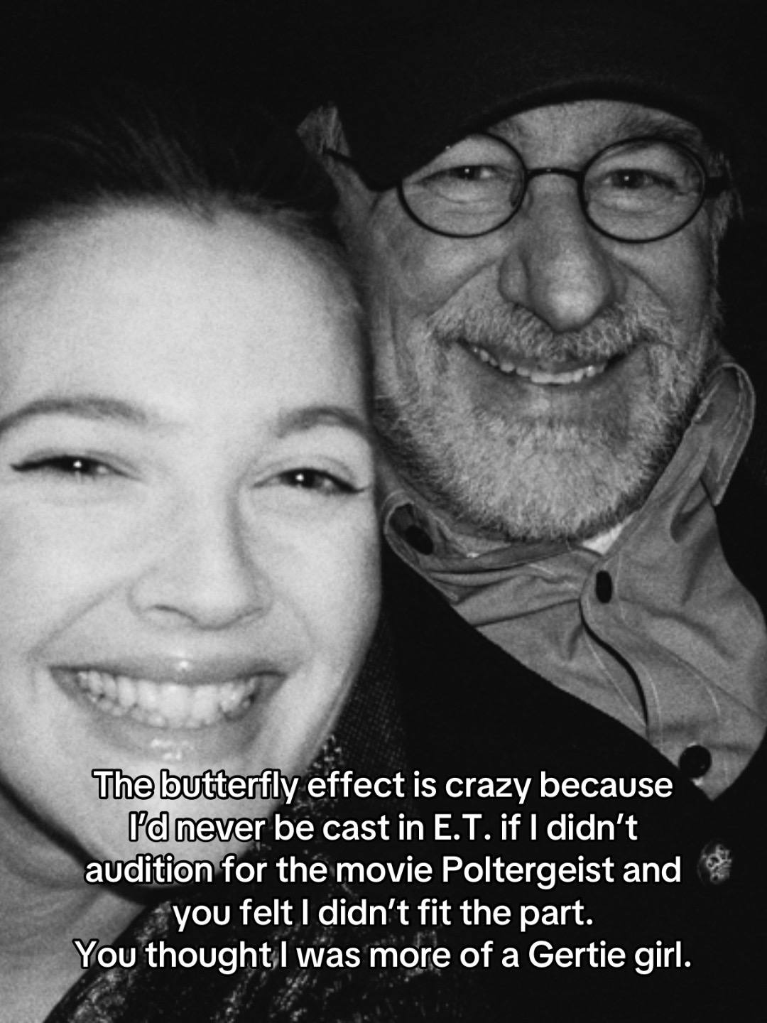 A post by @drewbarrymore on TikTok caption: I’m so grateful you saw something else in me. 