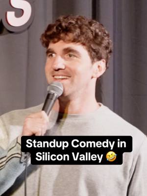 A post by @austinnasso on TikTok caption: First time this audience has ever left the office #comedy #standupcomedy #standup #crowdwork #tech #techie #techbro #siliconvalley