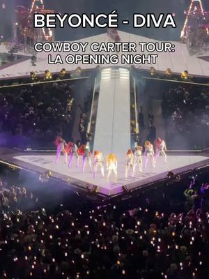 A post by @_angelomarasigan on TikTok caption: The DIVA of ALL DIVASSS 💅#beyoncediva #cowboycarterbeyonce #cowboycartertour #cowboycarteropening #beyonceconcert #cowboycarterlosangeles #cowboycarterconcert 