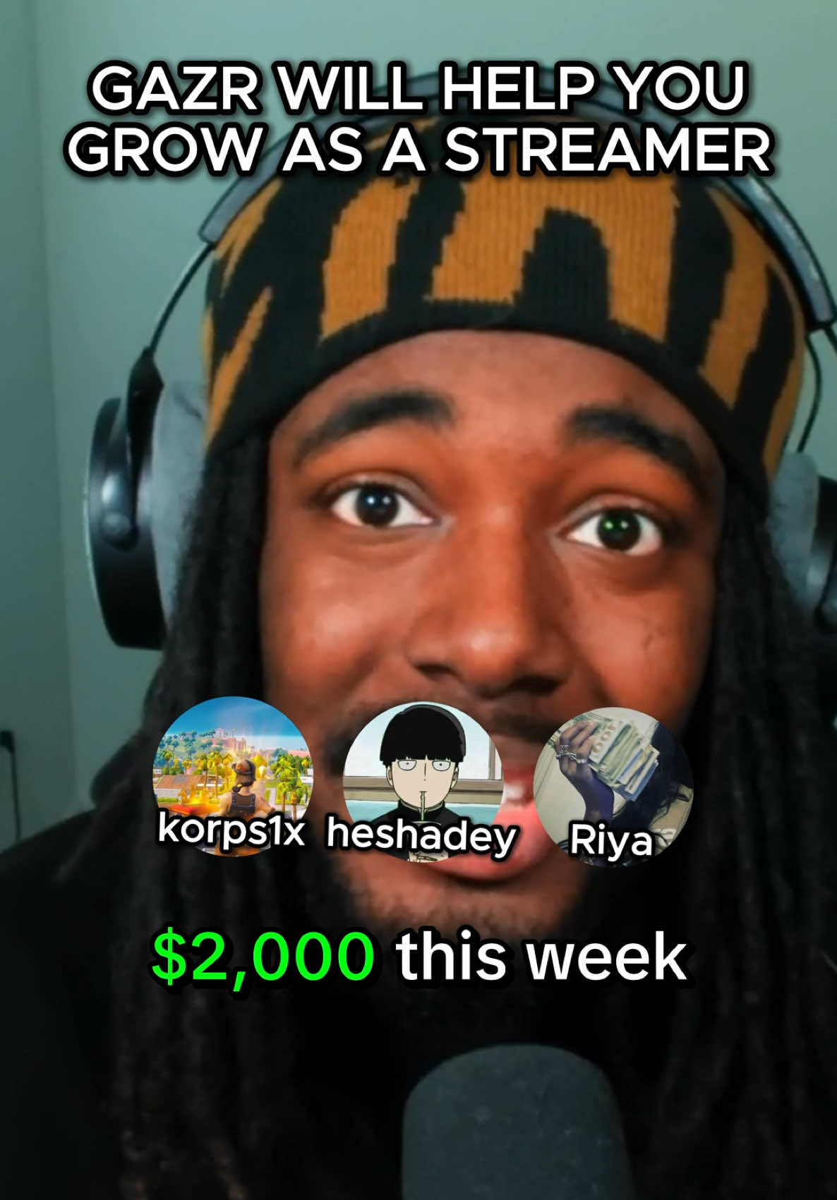 A post by @solarties on TikTok caption: They said you need a facecam to grow… they were WRONG. 🚫🎥 Join the agency helping 100+ streamers level up. Built by creators, for creators. Lynk in byo 🔗 #TikTokLive #StreamingTips #FacelessStreamer #GAZRAgency #GrowOnTikTok #streamersupport 