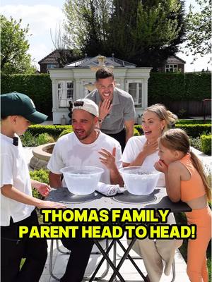 A post by @thethomasfam__ on TikTok caption: This one was brutal…😅😂😆❤️ #thomasfamily #favouriteparent #familyfun 