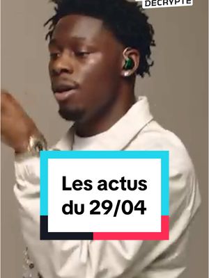 A post by @hugodecrypte on TikTok caption: 🔴 Voici 4 infos du jour à retenir