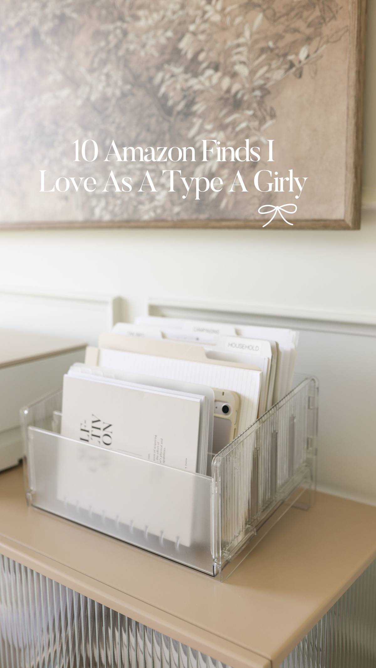 A post by @teresalauracaruso on TikTok caption: If you’re an organized girly too, these finds are for you! 🔗 in bio! #organizedhome #typea #amazonfinds #amazonfavorites #amazonhome #homeorganization #amazonmusthaves 