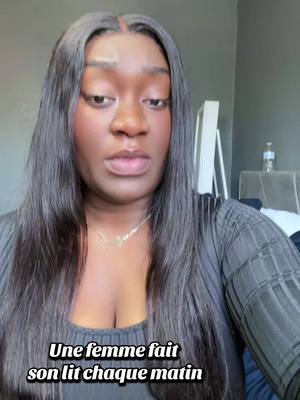 A post by @terrybree241 on TikTok caption: Une femme doit maintenir sa chambre propre, elle doit faire son lit chaque matin 🥰