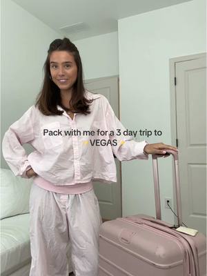 A post by @izzyoller on TikTok caption: Overpack* with me for a 3 day trip to Vegas 🤌