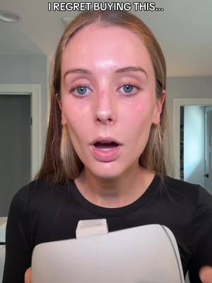 A post by @abbeyyung on TikTok caption: Why I regret spending $350 on the new Shark Cryo Glow LED Mask… have you tried this or were thinking about trying it?  #skincarereviews #ledmask #lighttherapy #skincarereview 