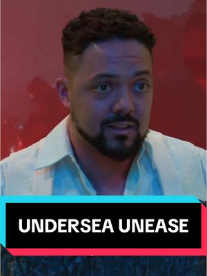 A post by @criticalrole on TikTok caption: Nothing Strange Happening Here 😅 👀  You're just fine, right? Hercule (@Noshir Dalal) voices his concern for Betty (Mark Hulmes, aka Mara), who keeps her true intentions close to the chest as our crew descends into their uncanny undersea investigation in Episode 1 of #Thresher, now available on BEACON and YouTube! 🌊🩸  @Jasper William Cartwright  @Jane Douglas  @Jackie Emerson  #actualplay #horror #ttrpg #tabletop #improv #roleplay #voiceacting #voiceactor #clip #criticalrole #darringtonpress #jasperwilliamcartwright #noshirdalal #markhulmes #jacquelinemerson #janedouglas #abubakarsalim #submarine #ghost #haunting #investigation #horrorgaming #tabletopgames #fyp