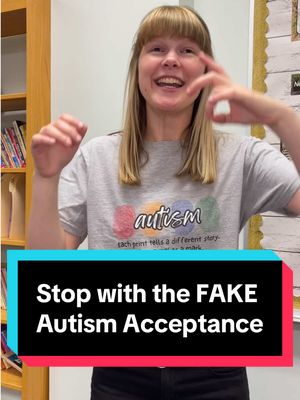 A post by @kaelynn_vp on TikTok caption: As we wrap up autism ACCEPTANCE month…true acceptance requires us to acknowledge the ENTIRETY of the autism spectrum…even the uncomfy parts. 💙 #autismacceptance #autistic #autism #autismawareness #autisticadult #loveonthespectrum #neurodivergent 