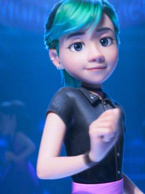 A post by @pixar on TikTok caption: a moment for ✨Teen Riley✨ please 🎥: Stream Dream Productions on #DisneyPlus #InternationalDanceDay #Pixar 