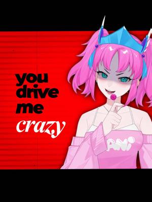 A post by @vanilbean on TikTok caption: YOU DRIVE ME CRAZY 🤪 ib: @rex :)  i was nervous to upload this here because tiktok is a lot more harsh about things like this, but an account pretending to be me by ripping my youtube shorts would’ve uploaded it anyway (i have no alts btw)  #vanilbean #edit #vani #vtuber #youdrivemecrazy 