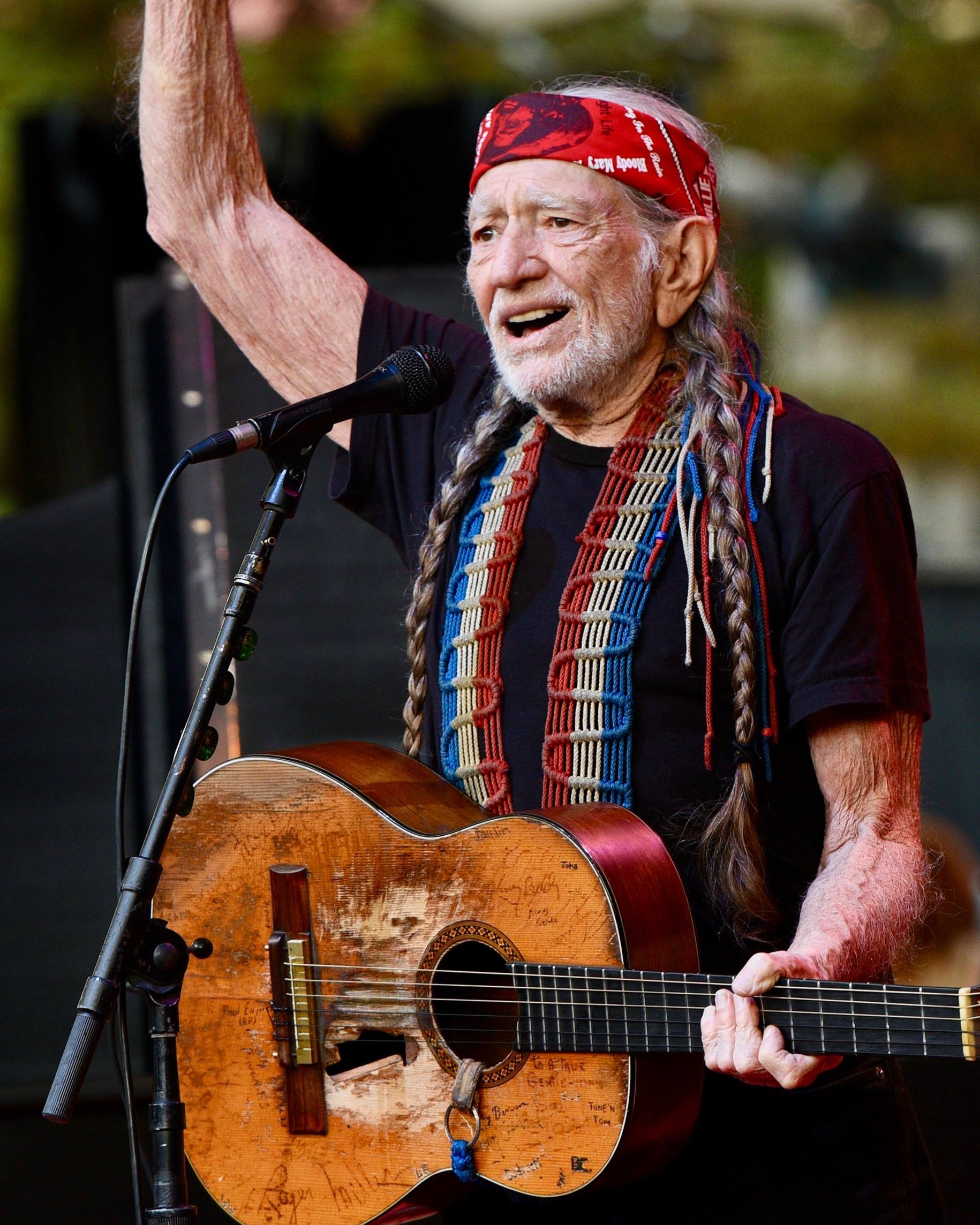 A post by @countryrebel on TikTok caption: Celebrate @WillieNelson’s birthday with a FREE tribute show at @The Nashville Palace! 