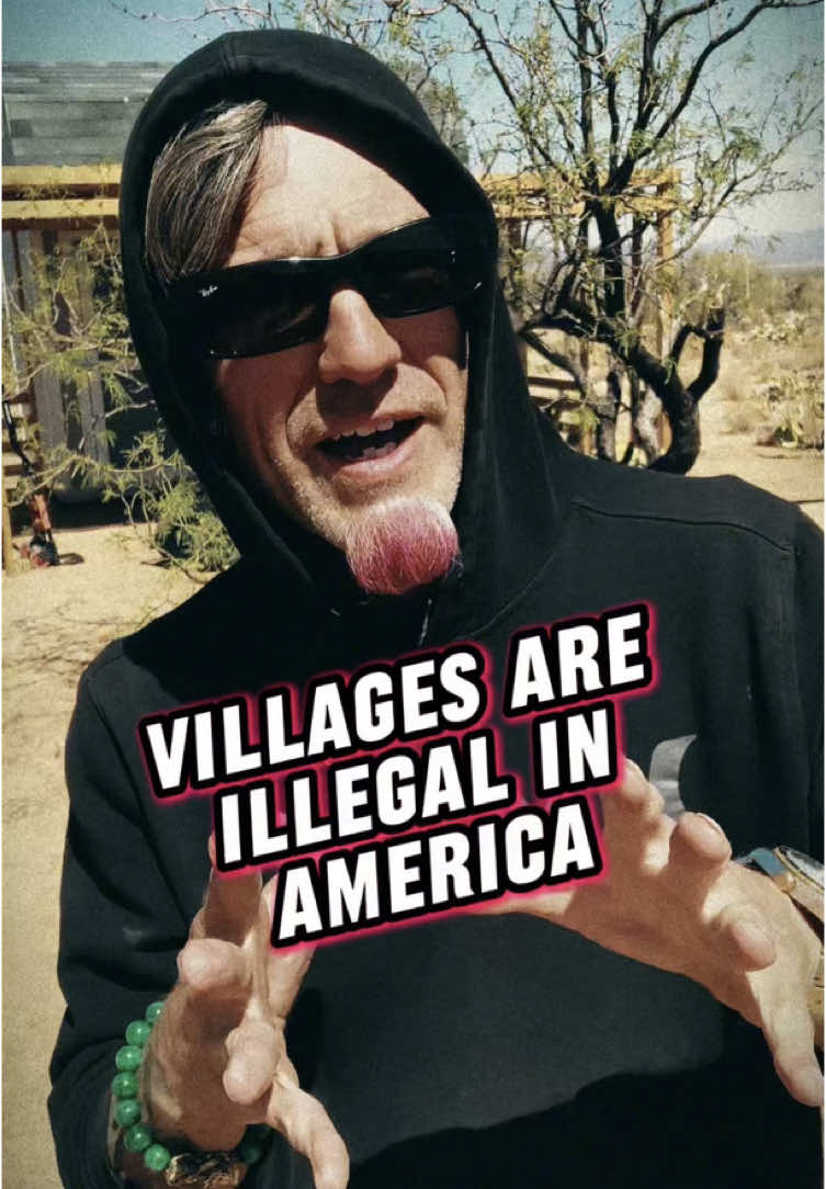 A post by @joelofthetigers on TikTok caption: Villages Are Illegal in America | City dwellers who make the rules for the rural community believe that the countryside should be the countryside, and any development must happen within the city limits, and to the benefit of the city elite. Our housing crisis / shortage is artificial and engineered. #housing #housingcrisis #liberty #donotcomply 
