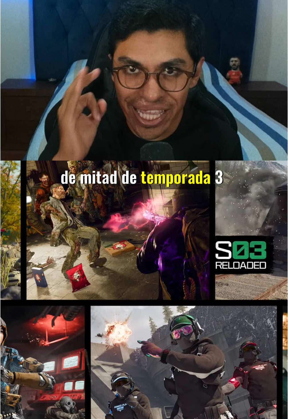 A post by @itsroyaltyg on TikTok caption: TODO SOBRE LA TEMPORADA 3 RECARGADA! #warzone #warzoneclips #warzonebestclips #warzonefunnyclips #warzoneloadout #warzonetips #callofduty #callofdutywarzone #codwarzone #parati #foryou #fy #gamerentiktok 