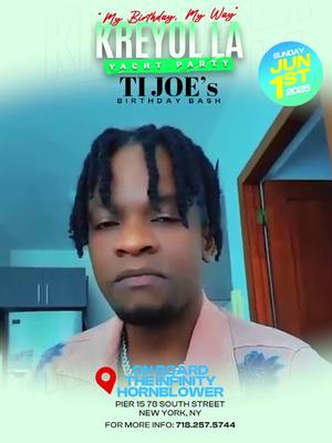 A post by @tjozenny on TikTok caption: 30 Mai Ocean side Boston  @epim_pa_bon  1 er Juin Boat Ride in Manhattan  @venusprods @urbainrichard @apacheworldmusic @kreyollaofficial  Be there Guys  #anapachidiz#MyBirthday#myway
