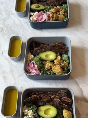 A post by @leanadeeb on TikTok caption: everything I prepped for the week 🤍  Recipes on insta 🫶🏻