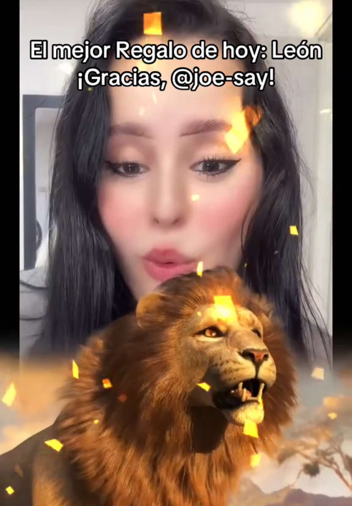 A post by @blancaniev160 on TikTok caption: Gracias mi amor lindo 