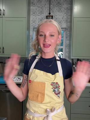 A post by @tinekeyounger on TikTok caption: YELLOW APRON JUST DROPPED!! On hedley and bennet’s website!