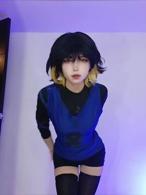 A post by @adrimarced on TikTok caption: #bachira #bachiracosplay #bluelockcosplay #bluelock 