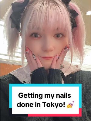 A post by @blooberrytrain on TikTok caption: Blouse and bow are from @HoneyPepperIX project — don’t forget to use my code “BERRY10” ~ 🩷🖤 #jiraikei #jfashion #tokyo #japan #fyp #nailart #地雷系 