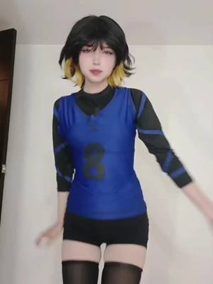 A post by @adrimarced on TikTok caption: #bachira #bachirameguru #bluelock #bluelockcosplay 