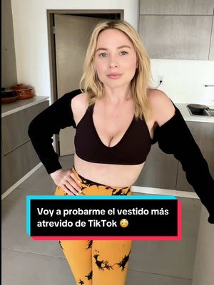 A post by @kristennmedinaa on TikTok caption: Voy a probarme el vestido más atrevido de TikTok 😳 #fyp #kristennmedinaa #parati #vestido #bikini 
