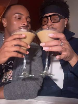 A post by @imdrebrown on TikTok caption: Espresso martini with the diva! @SCOTLOUIE #theelite 