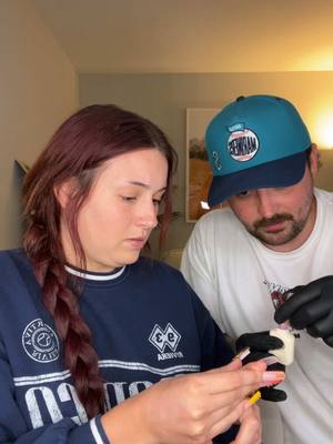 A post by @brynnemarieeee on TikTok caption: Letting @Mario Mirante do my nail 👀