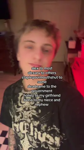 A post by @stapleyourmouthshut on TikTok caption: had to hop on this trend, couldn’t say my name when I was a kid and all I could say was boba, so that’s my nickname from my family and what my niece and nephew call me :)
